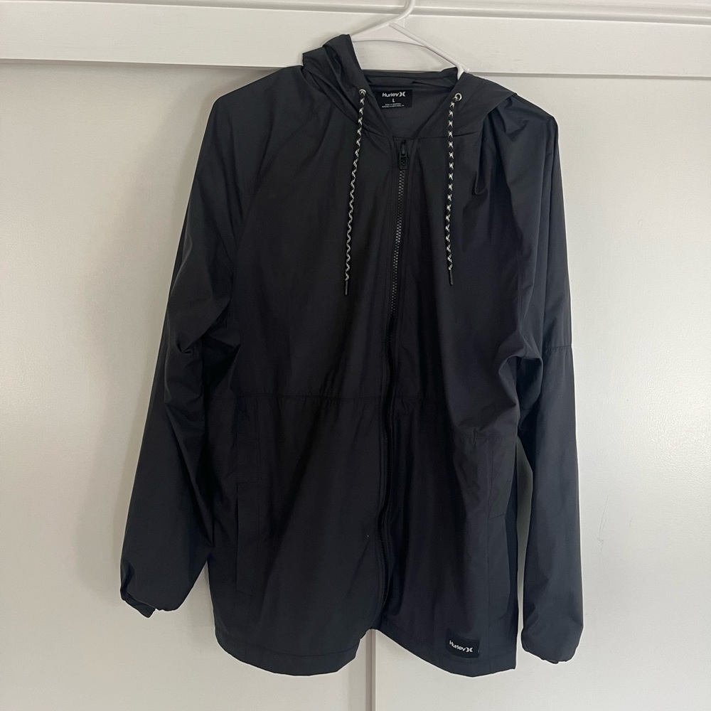 Hurley lightweight rain jacket windbreaker